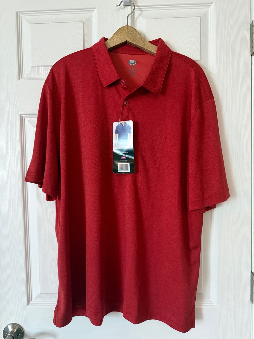 Berkley Jensen Red Short-Sleeve Polo Shirt